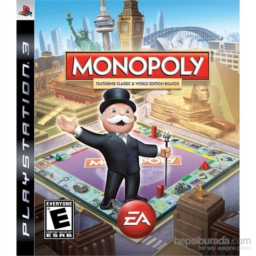 Monopoly Featuring Classic World Edition Boards Ps3 Oyunu kitabı