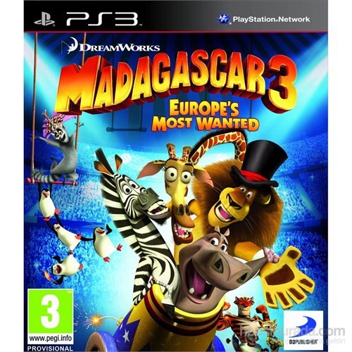 Madagascar 3 Europe's Most Wanted Ps3 Oyunu kitabı