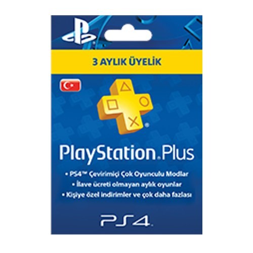 Sony Playstation Psn Plus Türkiye 3 Ay Üyelik Kartı kitabı