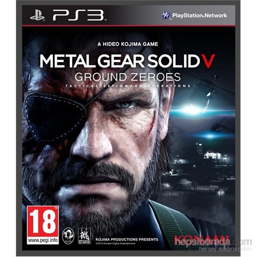 Metal Gear Solid V: Ground Zeroes PS3 kitabı