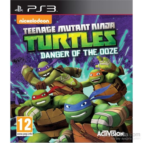 Teenage Mutant Ninja Turtles Danger Of The Ooze PS3 kitabı