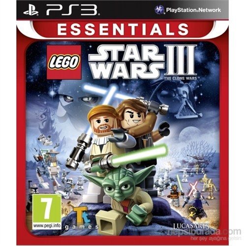 Disney Lego Star Wars III The Clone Wars Ps3 kitabı