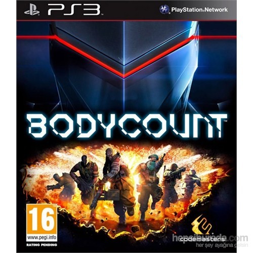 Bodycount PS3 kitabı