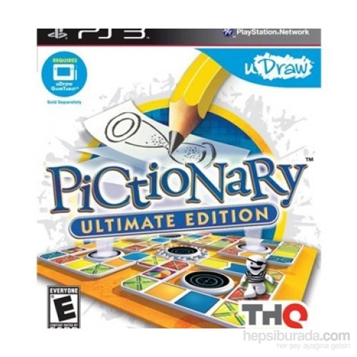 Udraw + Pictionary Ultimate Edition PS3 kitabı