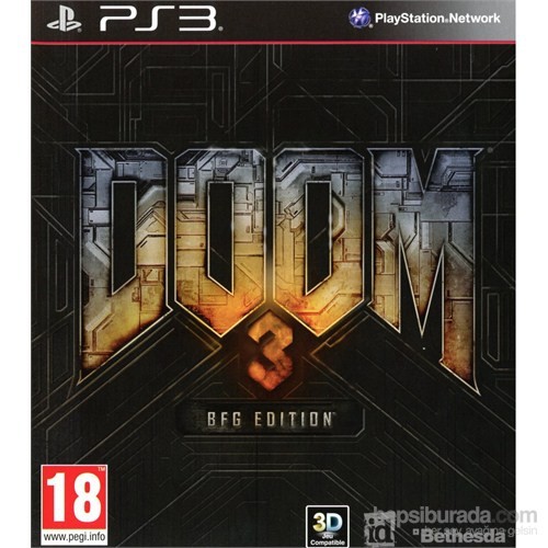 Doom 3 BFG Edition PS3 kitabı