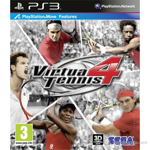 Virtua Tennis 4 PS3 kitabı