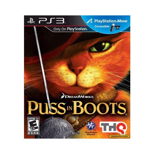 Puss In Boots (Çizmeli Kedi) Move Uyumlu PS3 kitabı