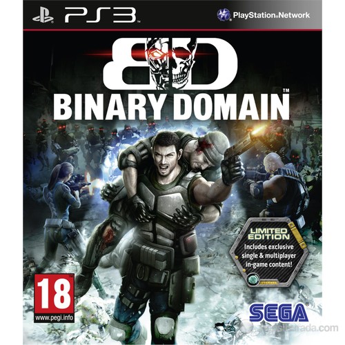Binary Domain Limited Edition PS3 kitabı