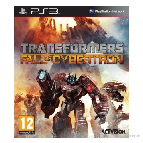 Transformers Fall Of Cyberton PS3 kitabı