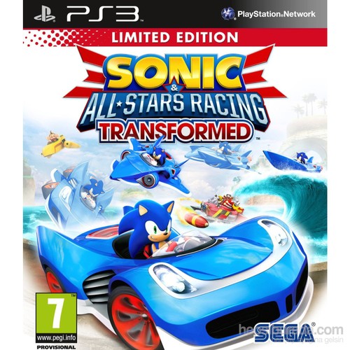 Sega Ps3 Sonıc All Stars Racıng Transformed Lımıted kitabı