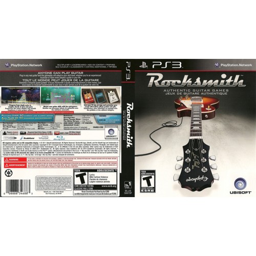 Rocksmith Authentic Guitar Game Ps3 kitabı