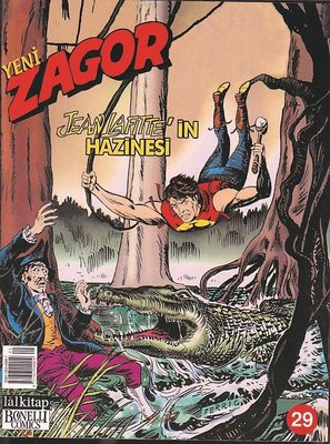 Zagor Sayı 29-Jean Lafitte'nin Hazinesi kitabı