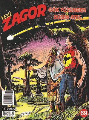 Zagor Sayı 69-Gökyüzünden Düşen Ateş kitabı