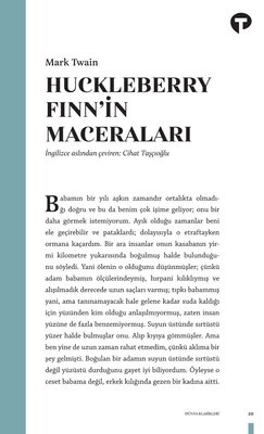 Huckleberry Finn'in Maceraları kitabı