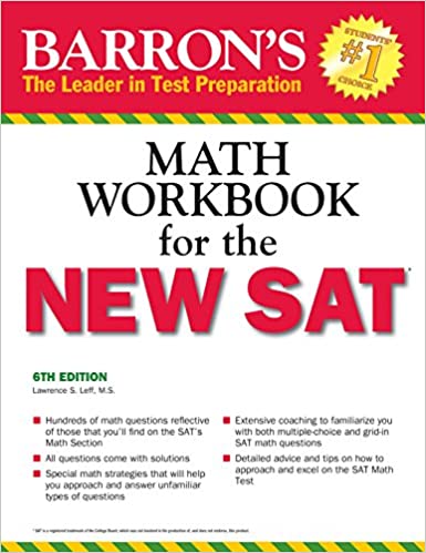 Math Workbook for the New SAT, 6th Edition kitabı