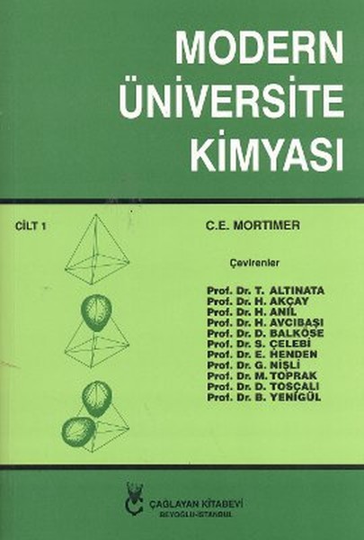 Modern Üniversite Kimyası (1. Cilt) kitabı