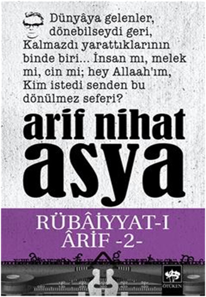 Rübaiyyat-I Arif 2 kitabı