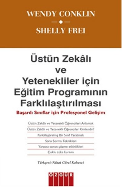 Üstün Zekalı Ve Yetenekliler İçin Eğitim Programının Farklılaştırılması kitabı