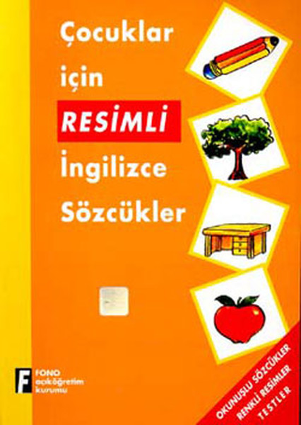 Çocuklar İçin Resimlerle İngilizce Sözcükler kitabı