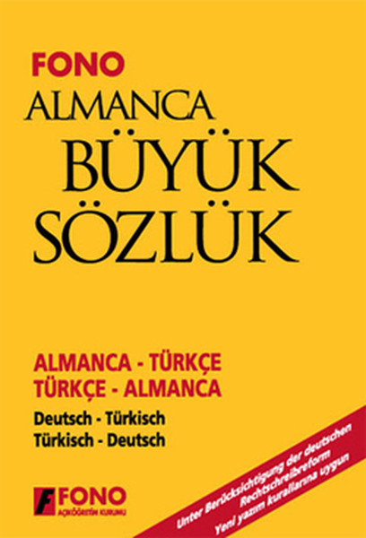 Almanca/Türkçe - Türkçe/Almanca Büyük Sözlük kitabı