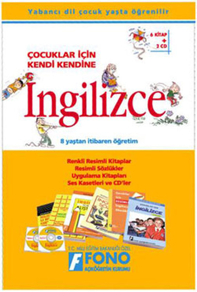 Çocuklar İçin İngilizce Seti- Kutulu kitabı