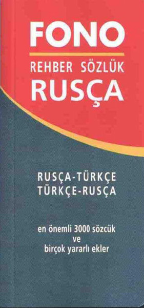 Fono Rehber Sözlük - (Rusça/Türkçe-Türkçe/Rusça)  kitabı