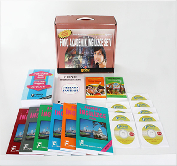 Fono Akademik İngilizce Seti- 10 Kitap + 9 Cd kitabı