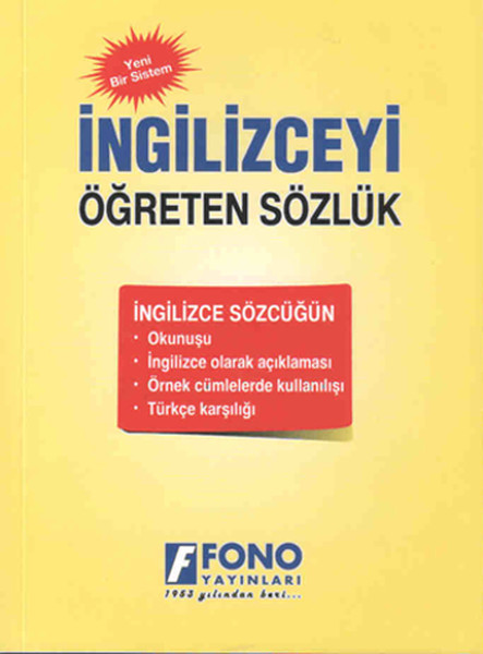 İngilizceyi Öğreten Sözlük kitabı