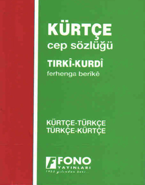 Kürtçe- Türkçe Türkçe- Kürtçe Cep Sözlüğü kitabı