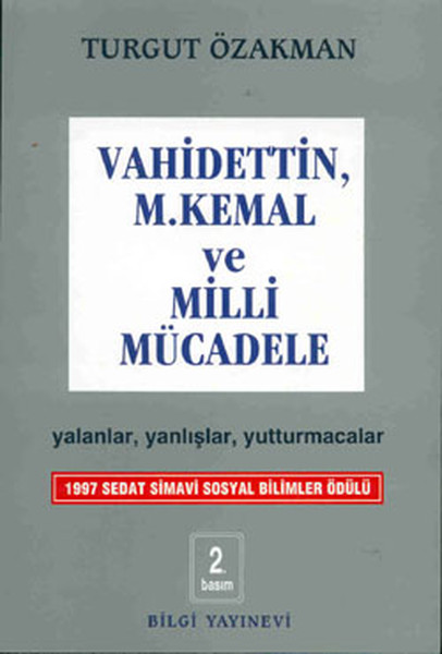 Vahidettin, Mustafa Kemal Ve Milli Mücadele kitabı