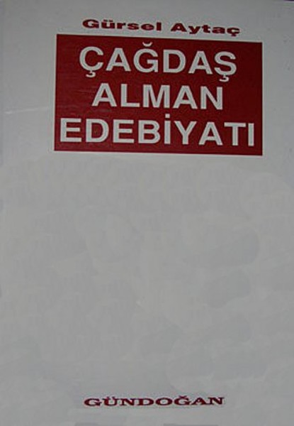 Çağdaş Alman Edebiyatı kitabı