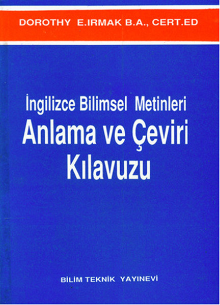 İngilizce Bilimsel Metinleri Anlama Ve Çeviri Kılavuzu kitabı