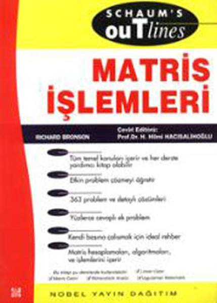 Matris İşlemleri kitabı