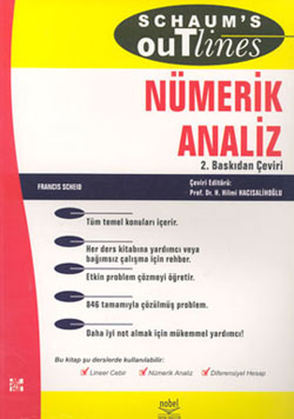 Nümerik Analiz kitabı