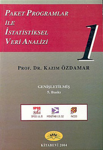 Paket Programlar İle İstatistiksel Veri Analizi 1 kitabı