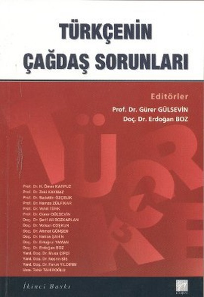 Türkçe'nin Çağdaş Sorunları kitabı