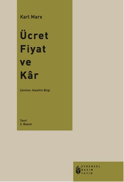 Ücret Fiyat Ve Kar