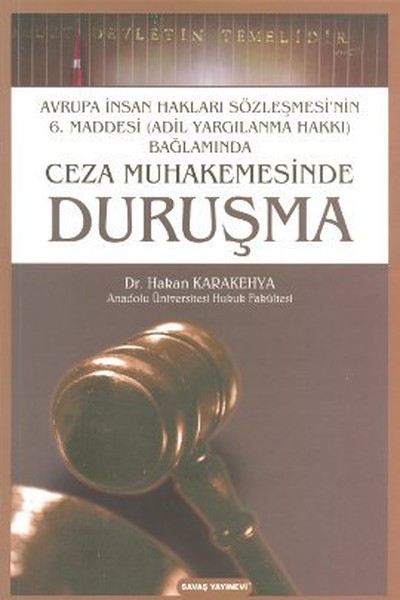 Ceza Muhakemesinde Duruşma kitabı