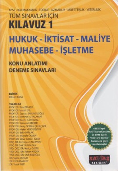 Kılavuz 1 Hukuk-İktisat-Maliye-Muhasebe-İşletme kitabı