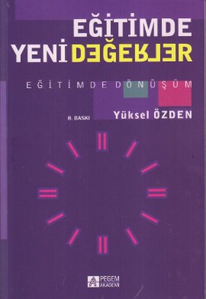 Eğitimde Yeni Değerler kitabı