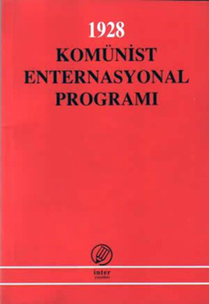 Komünist Enternasyonal Programı kitabı