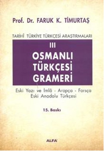 Osmanlı Türkçesi Grameri 3 kitabı