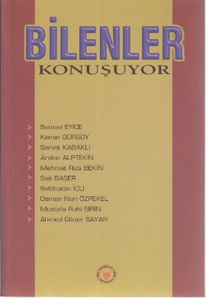 Bilenler Konuşuyor kitabı