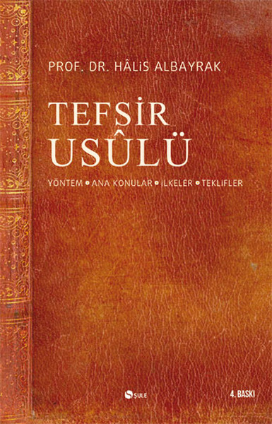 Tefsir Usulü kitabı