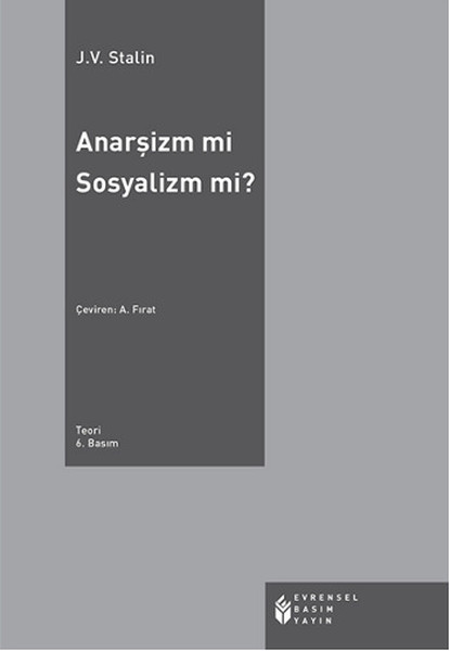 Anarşizm Mi? Sosyalizm Mi? kitabı