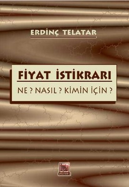 Fiyat İstikrarı kitabı