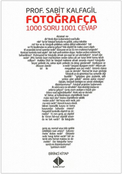 Fotoğrafça 1000 Soru 1001 Cevap kitabı