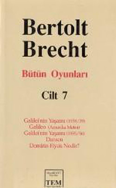 Berthold Brecht-Bütün Oyunları 7 kitabı