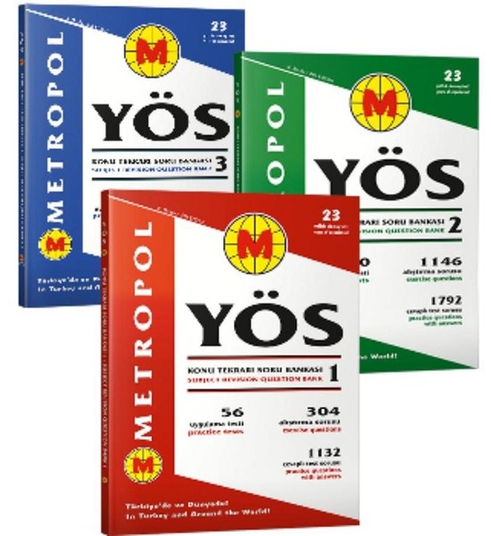 Yös Genel Tekrar Soru Bankası Seti-3 Kitap Takım kitabı