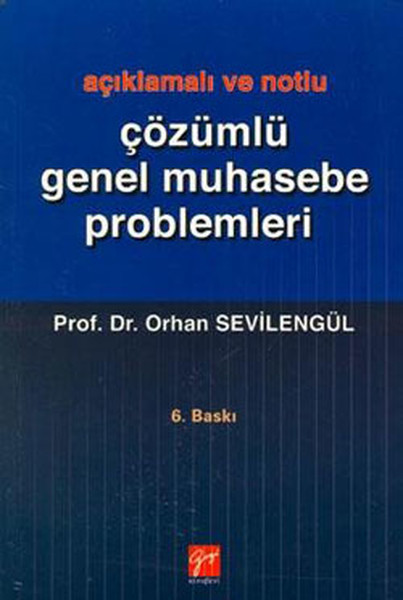 Çözümlü Genel Muhasebe Problemleri kitabı